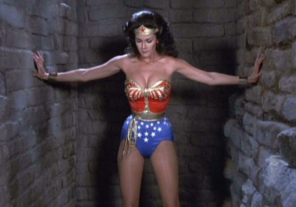 Lynda Carter as comic book hero Wonder Woman - 70's TV